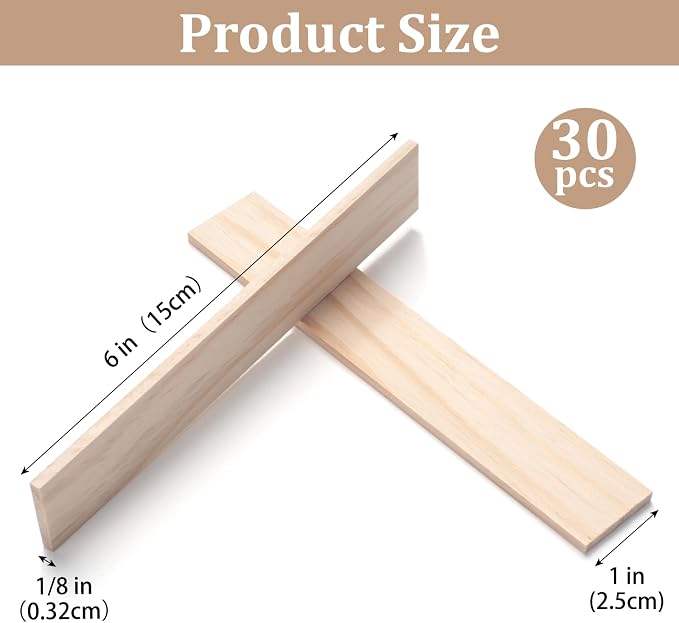 Wood Strips Slats Wooden Dowels - Image 3