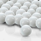 CYS EXCEL White Glass Gemstone Vase Filler Aquarium Round Marble Beads by CYSEXCEL%C2%AE