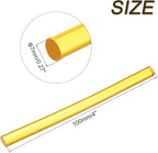 uxcell Mini Hot Glue Sticks for Glue Gun 7mm x 100mm Transparent Yellow 12pcs - Image 2