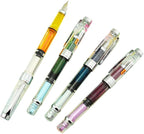Lanxivi Yongsheng 3008 Piston Fountain Pen EF Extra Fine Nib, Transparent by LanxiviDirect