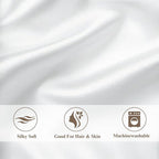 King Satin Pillowcase for Hair 2pc, Similar to Silk Pillow Cases, Easier Care - Image 6