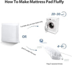 EASELAND Twin Size Mattress Pad Pillow Top Mattress Cover Quilted Fitted - Image 8