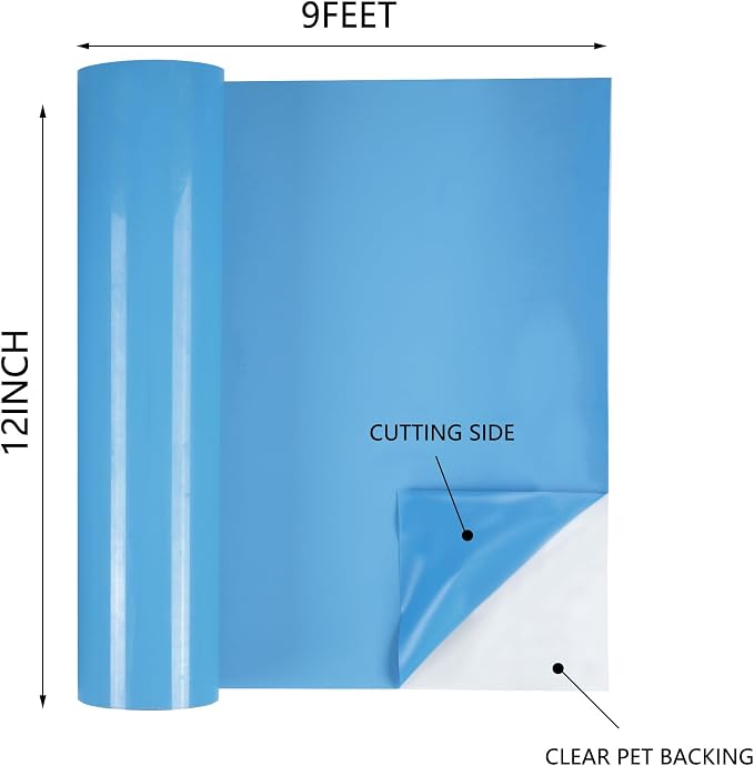 HTVVETUR HTV Vinyl Rolls Heat Transfer Vinyl - Image 2