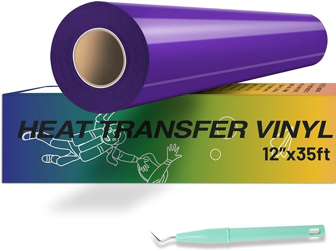 HTVRONT HTV Vinyl Rolls Heat Transfer Vinyl by HTVRONT