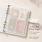 A5 Kpop Photocard Binder, 6-Ring Collector’s Album - Image 2