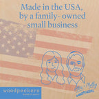 Chunky Popsicle Cutout 4-inch, 1/2 inch Thick, Unfinished Wood Crafts - Image 3