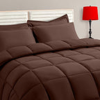 TAIMIT Brown Twin Size Comforter Set by TAIMITBedingSets