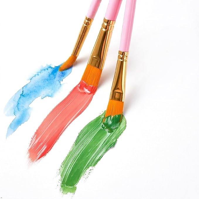 Soucolor Paint Brush Set –40Pcs Acrylic Watercolor Brush Multi-Size - Image 5