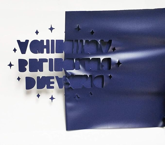 guangyintong Heat Transfer Vinyl Navy Blue HTV Rolls, Glossy Surface HTV Vinyl - Image 3