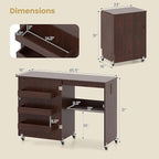 Giantex Folding Sewing Table - Image 3