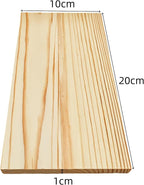 6PCS Rectangle Wood Boards Unfinished Wood Blocks - Image 3