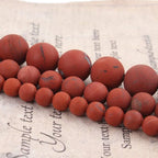 6mm Matte Red Turquoise Bead, 15-Inch Matte Round Loose Stone Beads - Image 6