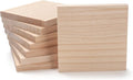 5″ X 5″ Wood Squares Wooden Blocks by Coowayze