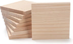 5″ X 5″ Wood Squares Wooden Blocks by Coowayze