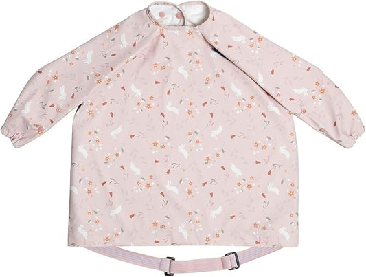 BIBaDO - Long Sleeve Baby Bibs - Babies & Toddlers 6-36 Months - Coverall Baby Led Weaning Bib - Easy Wipe, Soft & Waterproof