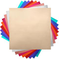Matte Metallic Vinyl Permanent, 9 Sheets 12"x12" Metallic Vinyl Matte Finish by Unknown