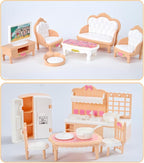 35 Pcs Dollhouse Furniture Accessories Set Mini House Furniture Small Dollhouse - Image 3