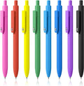 Piochoo Pens, 8 Pack Black Ink Gel Pens Ballpoint Smooth Writing Pens by Piochoo