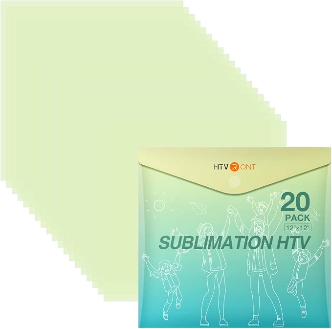 HTVRONT Sublimation HTV Sheets for Cotton Fabric by HTVRONT