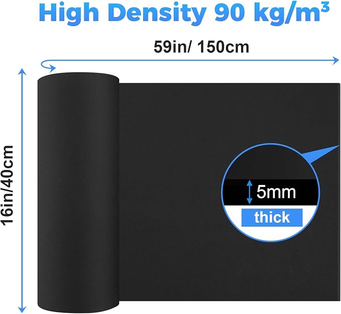 5mm EVA Foam 2 Pcs, 16 x 59 in Cosplay Foam Sheet, Large Foam Cosplay DIY Supply - Image 4