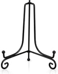 Artliving Plate Stands for Display, 8 Inch Black Iron Easel Plate Display Photo by Artliving