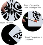 GORGECRAFT 12"X12"Butterfly Stencil Mandala Pattern Templates Reusable - Image 4