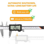 HARDELL Digital Caliper 6 Inch Rechargeable Calipers One-Key Reset | Caliper - Image 3
