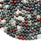Zenkeeper 116 Pcs African Bloodstone Beads by Zenkeeper