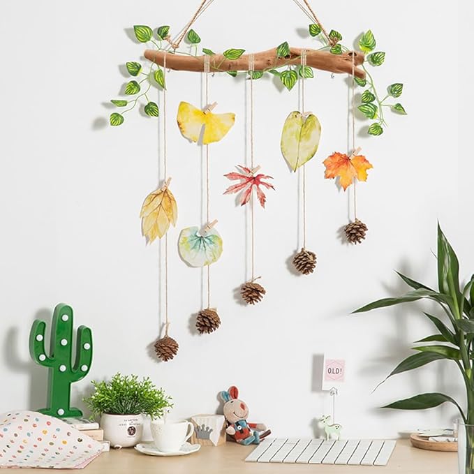 15Inch Driftwood Wall Hanging Jewelry Organizer - Image 6