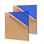 2 Pack 12'' x 12'' Translucent Blue Acrylic Sheet, 3mm Thick Acrylic Plastic by Unknown