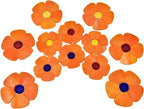 Esweny 12 Flower Stained Glass Mosaic Tiles by Esweny