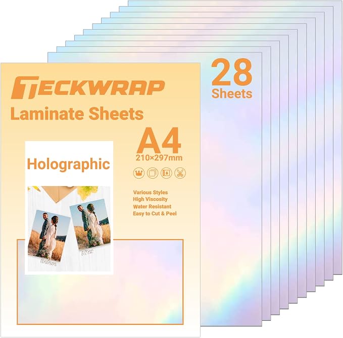 TECKWRAP Holographic Laminate Sheets by TECKWRAP