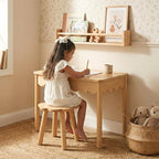 CAALMA Kids Table and Chair Set, Solid Wood - Image 2