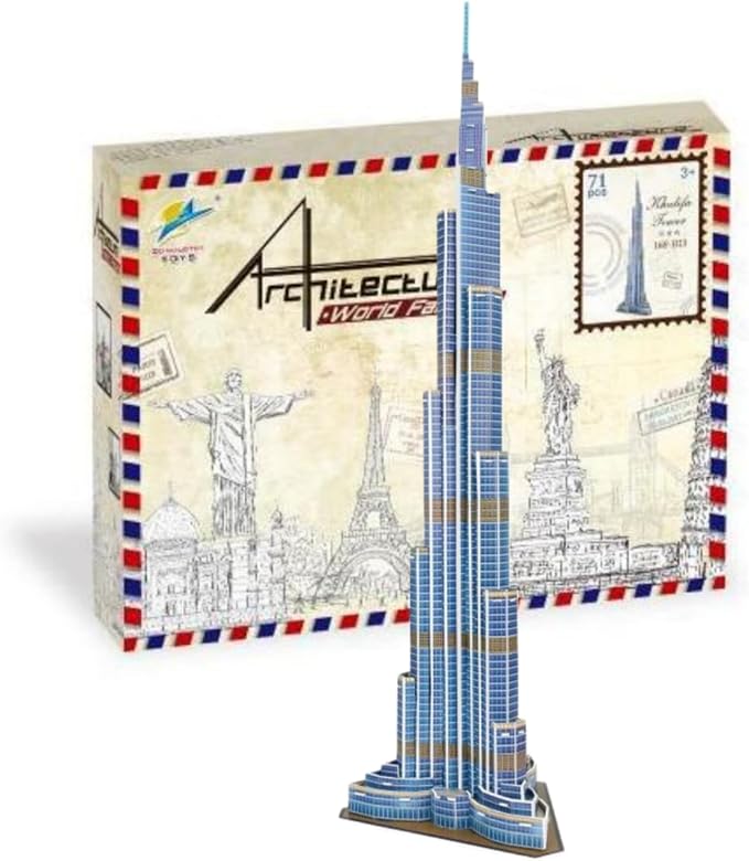 Architecture World Famous of 3D Puzzle.Build Your Own Collection of 17 Global by Unknown