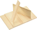 MECCANIXITY 10Pcs Wood Strips Slats, 5/64" x 2" x 4" Thin Wood Sticks Flat by MECCANIXITY