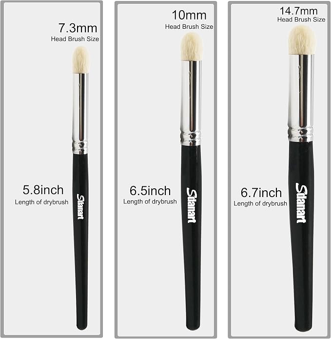Sdanart Drybrush Set Hobby Drybrush Paint Brush, Detail Paint Brush Set - Image 5