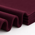 Burgundy Large Felt Fabric 36" x 36", 1.4 mm Soft Felt Sheet, Nonwoven Fabric by ZANEXIR