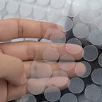 Self Adhesive Dots, Strong Adhesive 1000pcs 0.59" Diameter Sticky Nylon Dots - Image 3