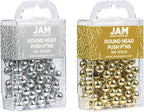 JAM PAPER Colorful Push Pins - Image 2