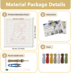 Doodlream Dwarf Sunflower DIY Punch Needle Embroidery Kit - Image 2
