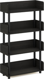 Furinno TURN-N-TUBE 4-Tier Display Shelf, Storage Shelves, Book Shelf, Open - Image 5