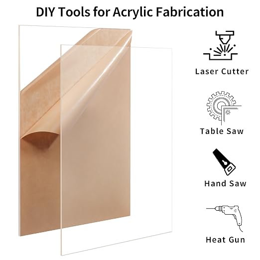 11 x 14 inch Clear Acrylic Sheets 1/8 inch Thick - Image 3