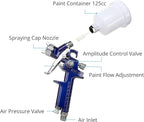 NEIKO 31207A HVLP Mini Gravity Feed Air Spray Paint Gun | 1.0 mm Nozzle Size | - Image 3