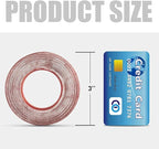 Double Sided Tape Heavy Duty, 3/4 in Clear Acrylic Mounting Tape, 10 ft | - Image 9