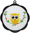 Awesocrafts Cross Stitch Kits Owl 11CT Stamped Patterns Easy Cross Stitching by Awesocrafts