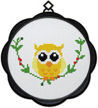 Awesocrafts Cross Stitch Kits Owl 11CT Stamped Patterns Easy Cross Stitching by Awesocrafts