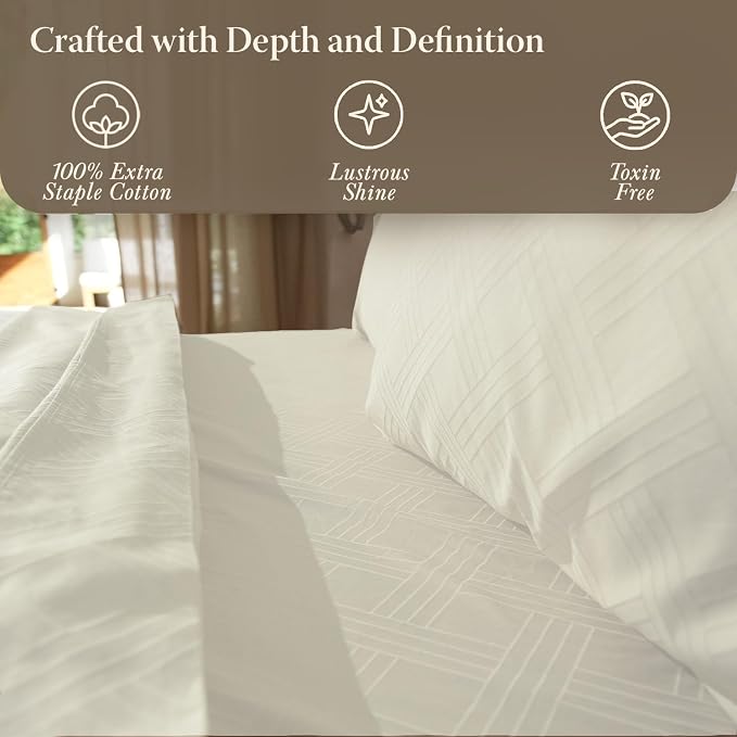 Threadmill Luxury 100% Cotton Queen Bed-Sheets - Image 6