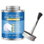 4OZ Foam Glue with Brush, High Strength Clear Foam Adhesive by Hzutloer