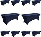 10-Pack 6ft Spandex Table Covers by Unknown
