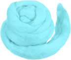 MECCANIXITY Wool Roving Yarn Soft Felting Wool 50g/1.76oz Pure Chunky Roving by MECCANIXITY